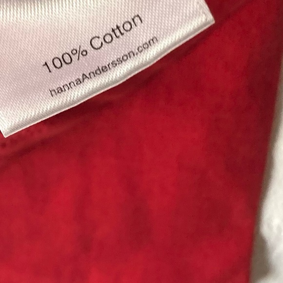 Hanna Andersson Red Long Sleeve Rocket and Planets Tee Size 8 - Picture 5 of 7